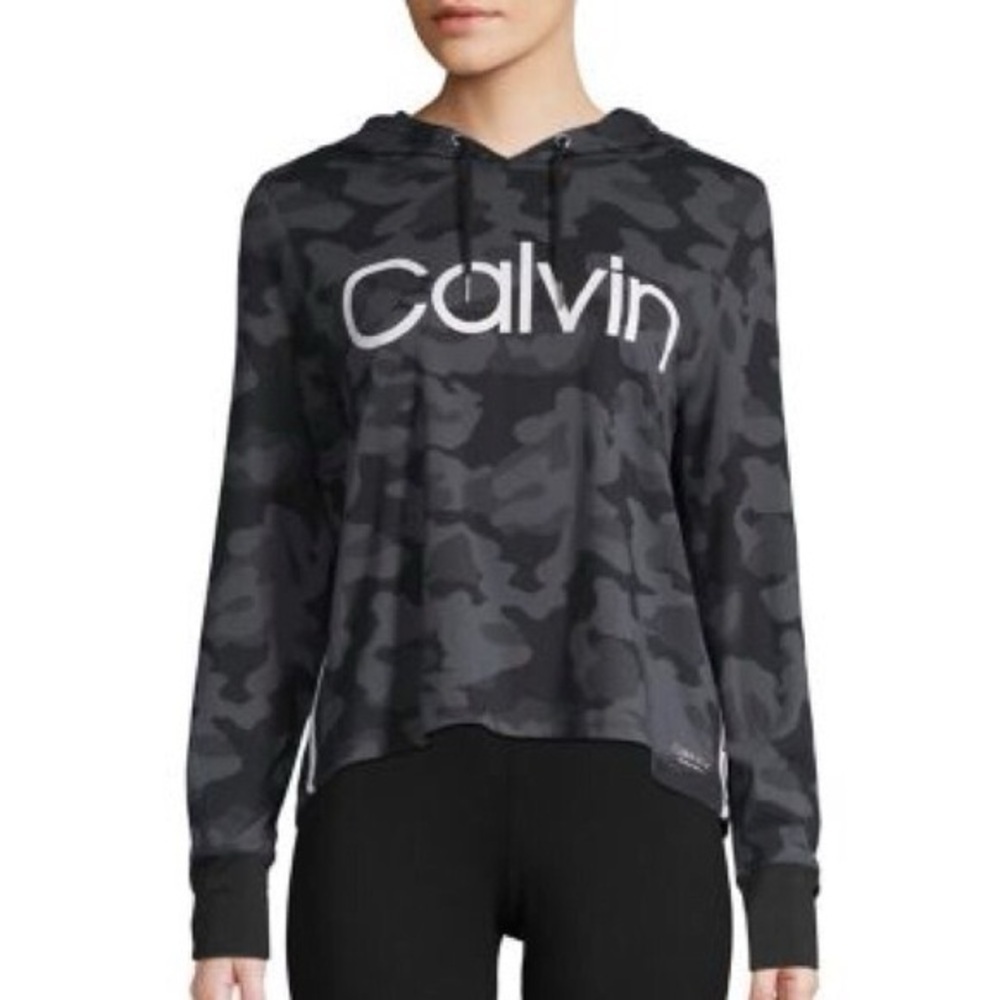 CALVIN KLEIN hooded long sleeve tshirt